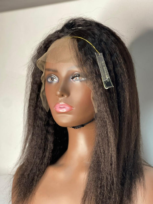 Lace frontal curly Yaki - El Shaddai Laudia Hair